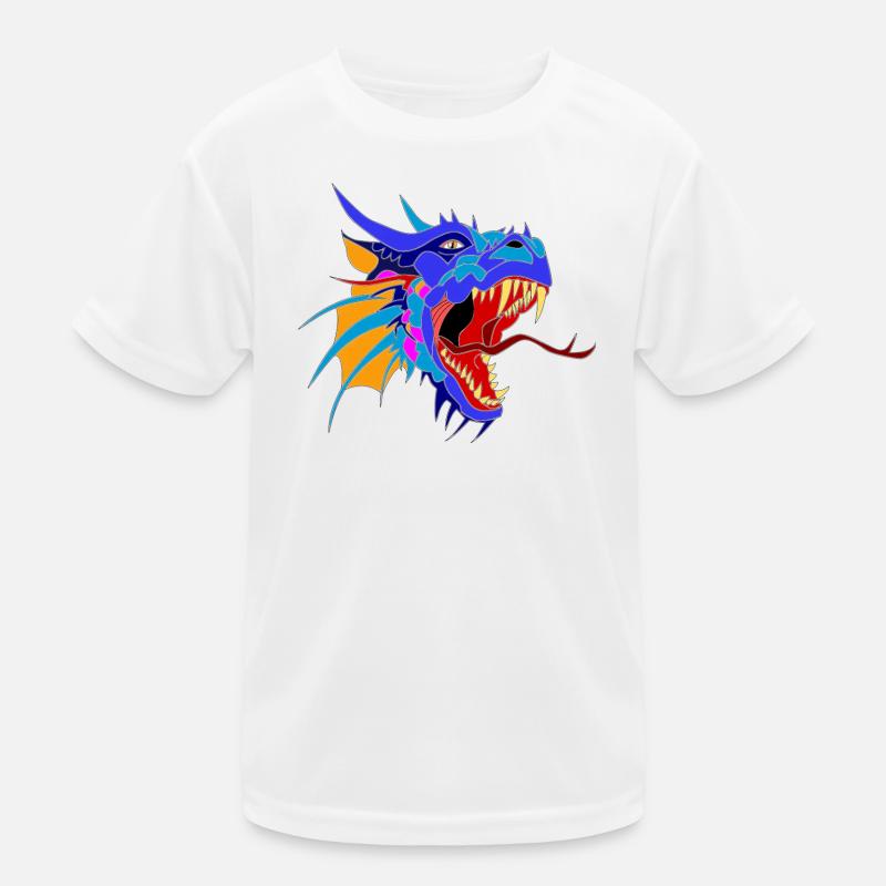 Dragon Head Kids Functional T-Shirt