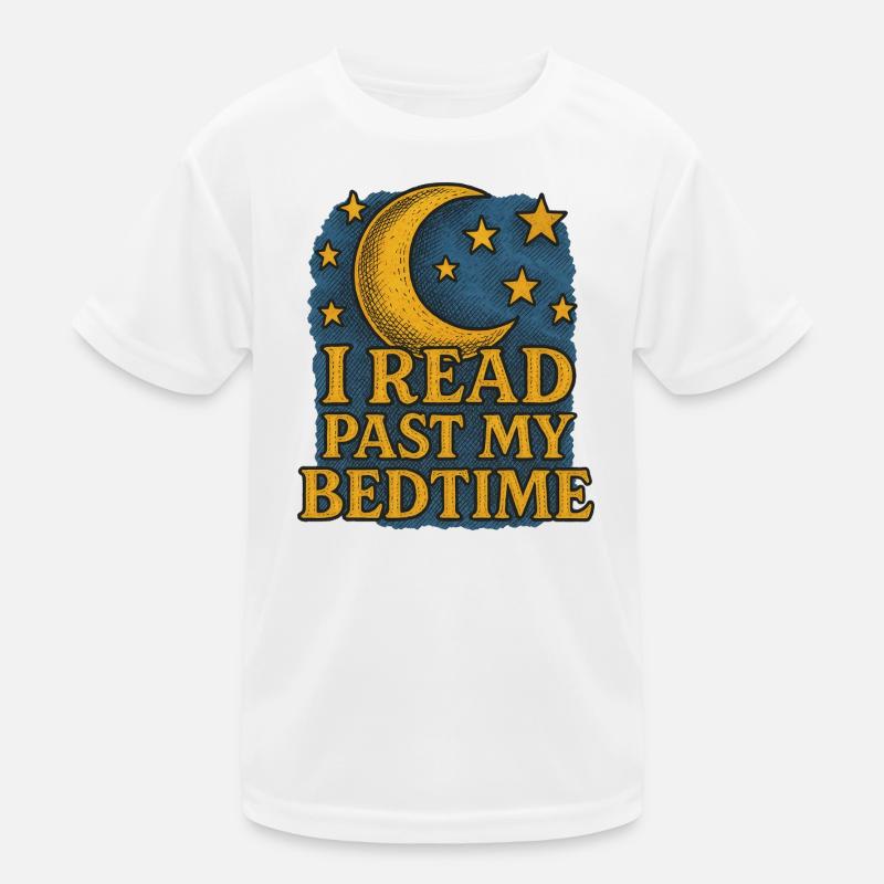 Conception de lecture au coucher sur la lune et les étoiles T-shirt sport Enfant