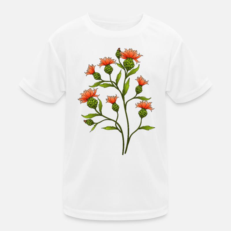 Blumen Kinder Funktions-T-Shirt