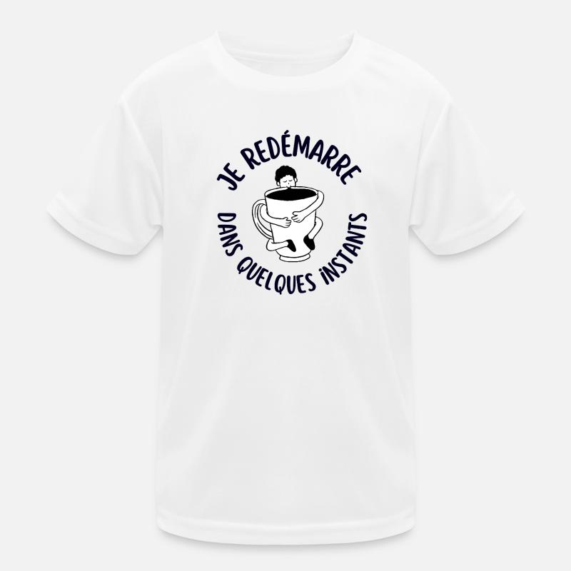 Coffee addict Kids Functional T-Shirt