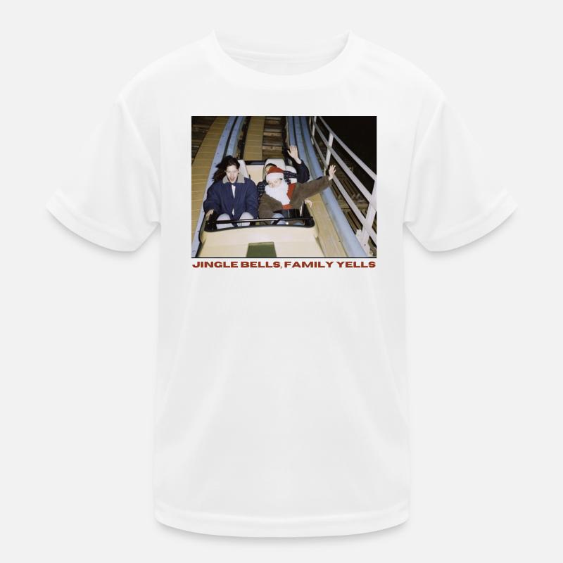 Christmas roller coaster Kids Functional T-Shirt