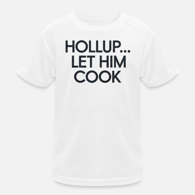 Humorous Cooking Callout Meme Design Kids Functional T-Shirt