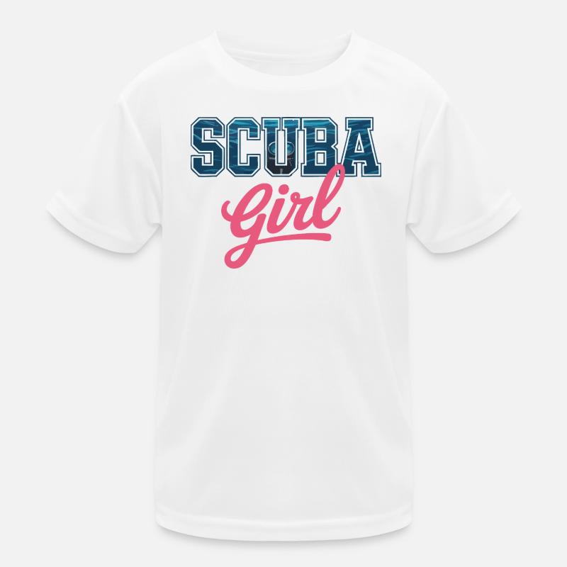 Conception de plongée sous-marine pour fille T-shirt sport Enfant