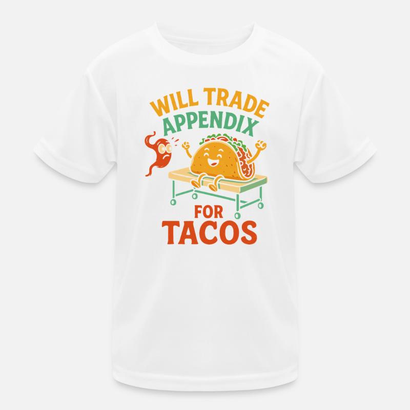 Swap attachments for tacos Kids Functional T-Shirt