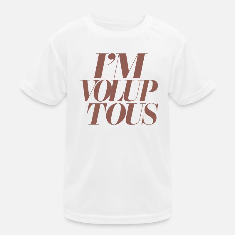 Affirmation expressive Positivité corporelle T-shirt sport Enfant