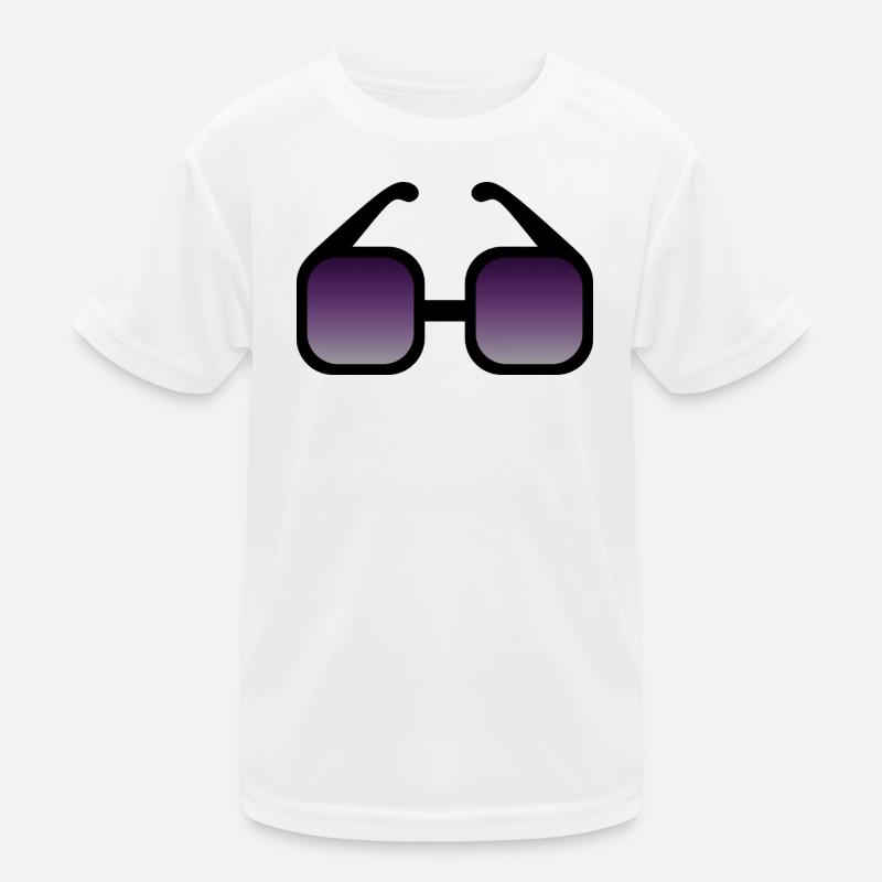 Black Gradient Sunglasses  Kids Functional T-Shirt