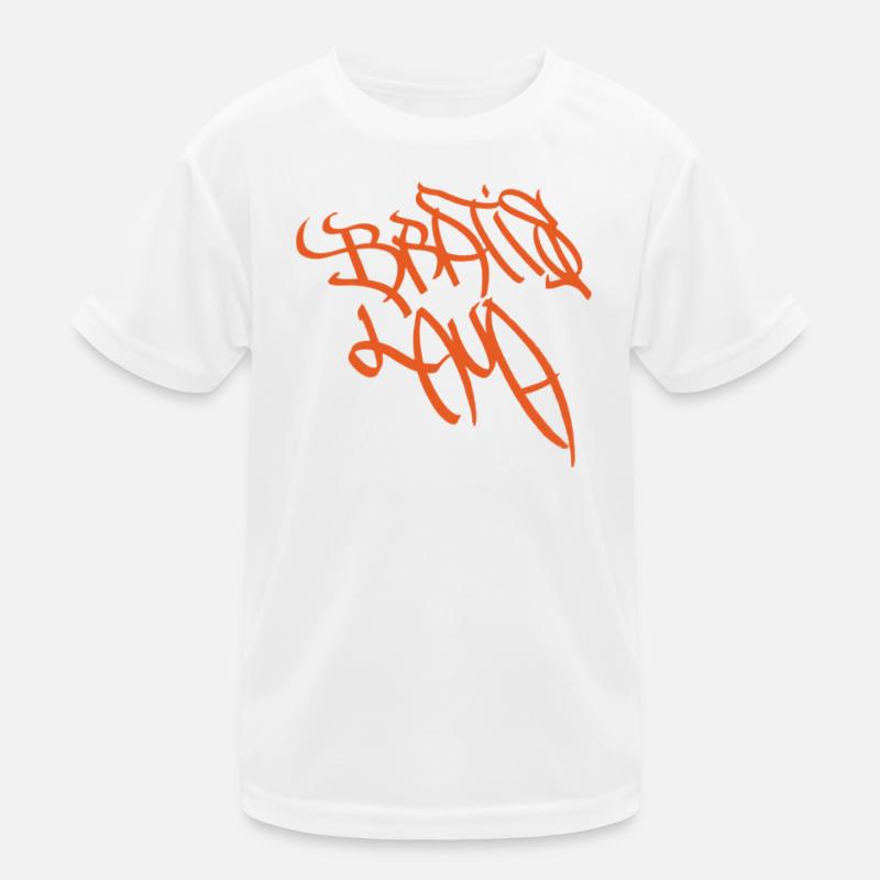Expressive Bratislava Graffiti Kids Functional T-Shirt