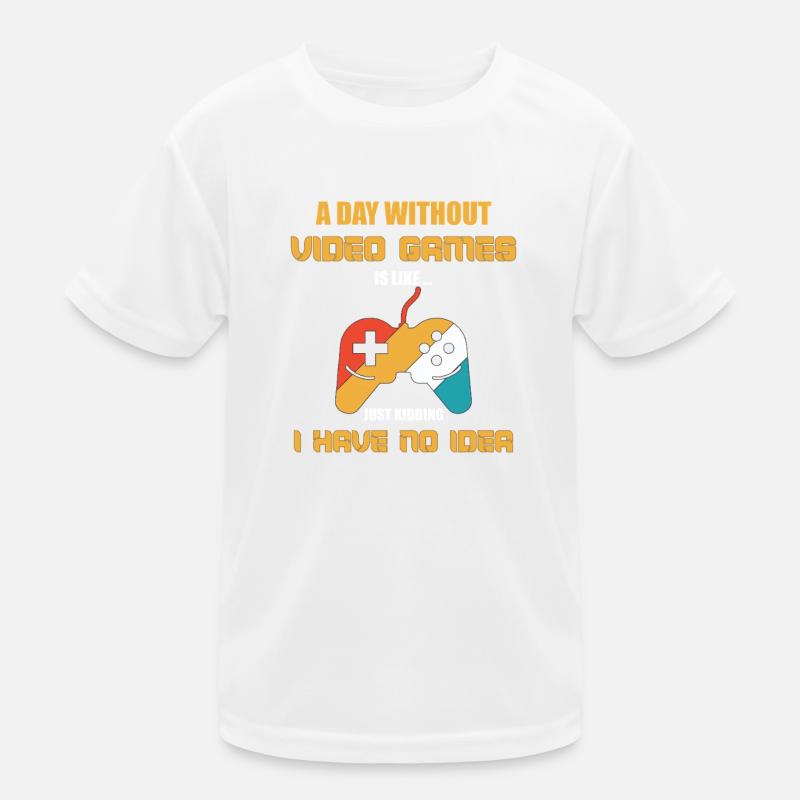 Day Without Video Games  Kids Functional T-Shirt