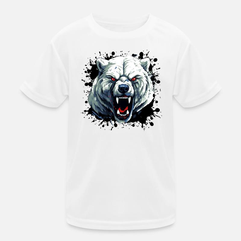 Polar Bär Eisbär Kinder Funktions-T-Shirt