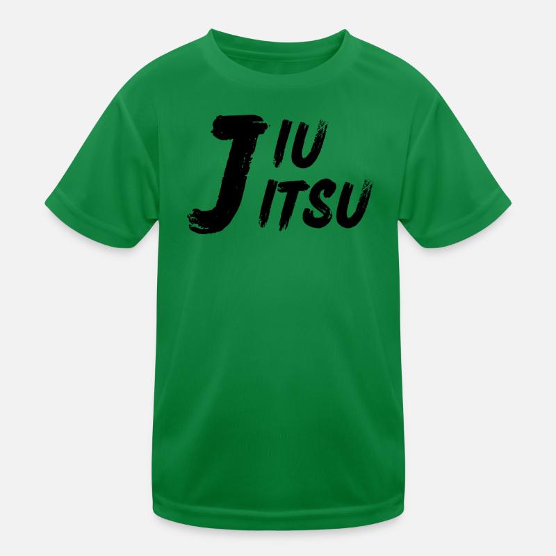 Jiu Jitsu – Design minimaliste noir T-shirt sport Enfant