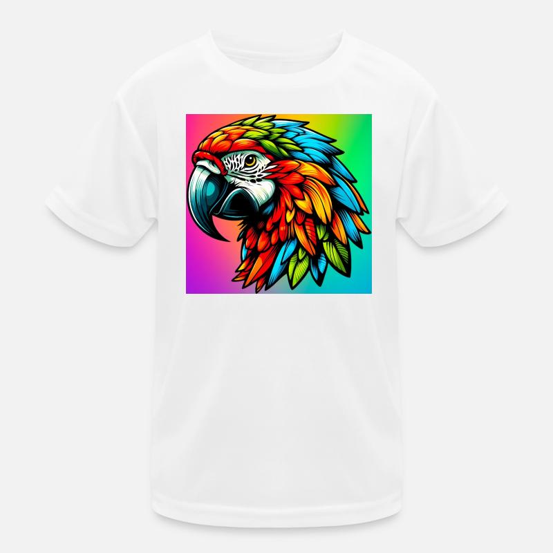 perroquet T-shirt sport Enfant