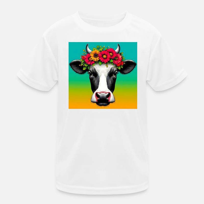 Kuh Kinder Funktions-T-Shirt