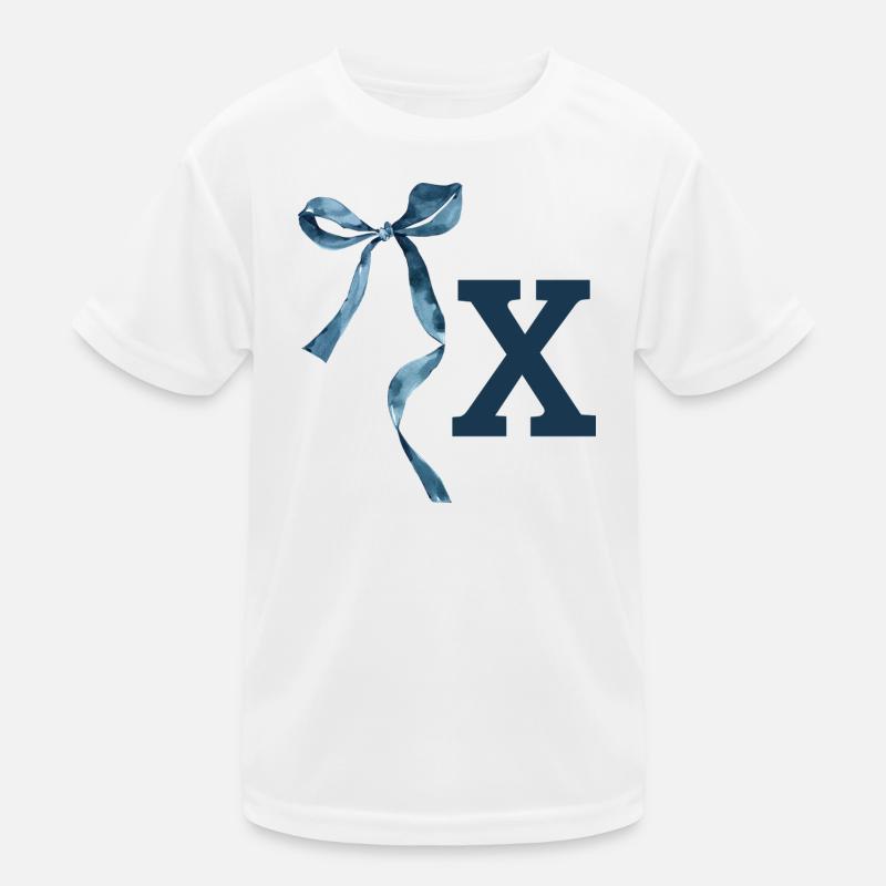 Monogramm x Geschenkidee Kinder Funktions-T-Shirt