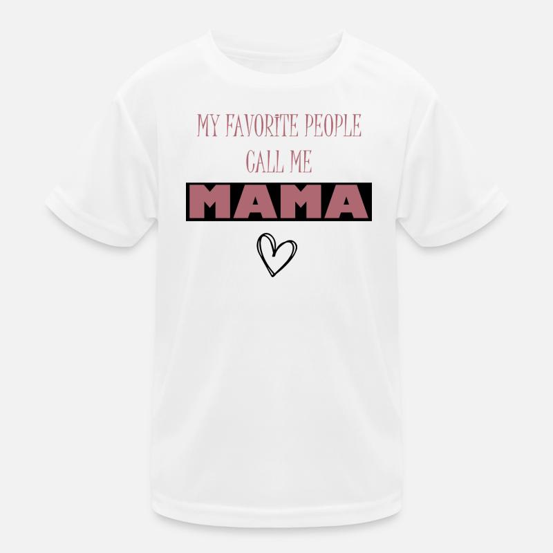 Message d'amour pour maman T-shirt sport Enfant
