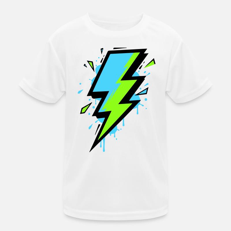 Rayon de l’électricité moderne T-shirt sport Enfant