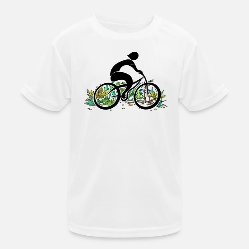 Radfahrer Kinder Funktions-T-Shirt