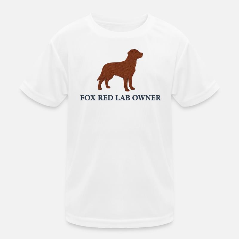 Fox red Labrador Logo Kinder Funktions-T-Shirt