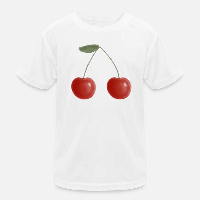 Cherries Kids Functional T-Shirt