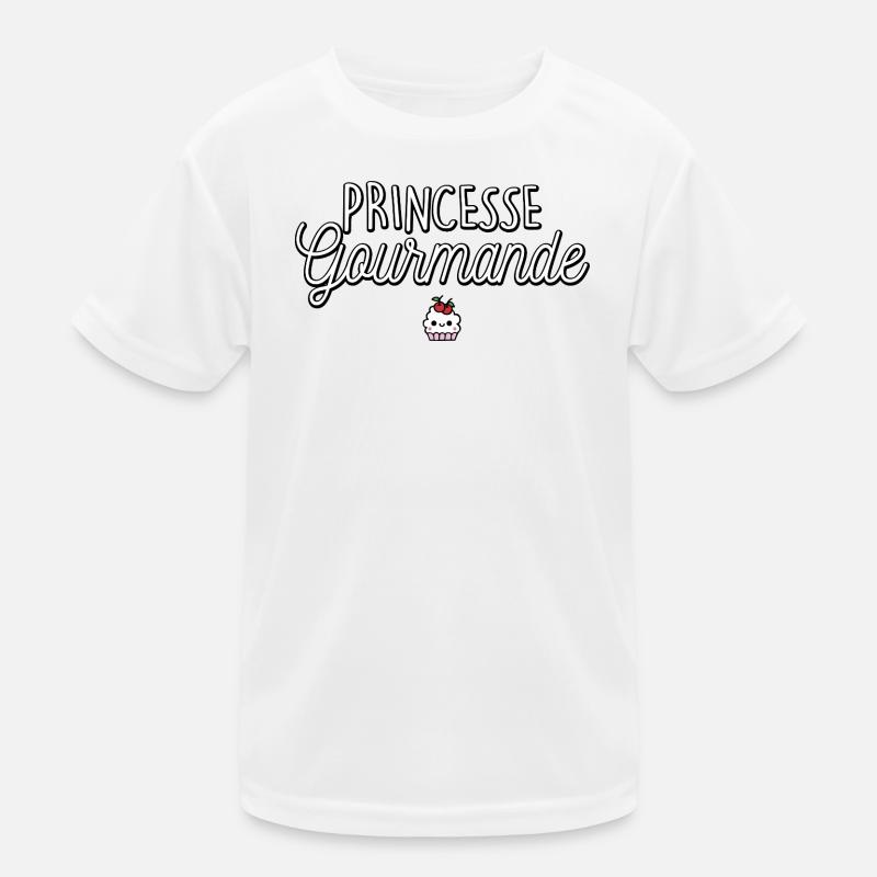 Gourmet Princess Cake Pastry Humor Kids Functional T-Shirt