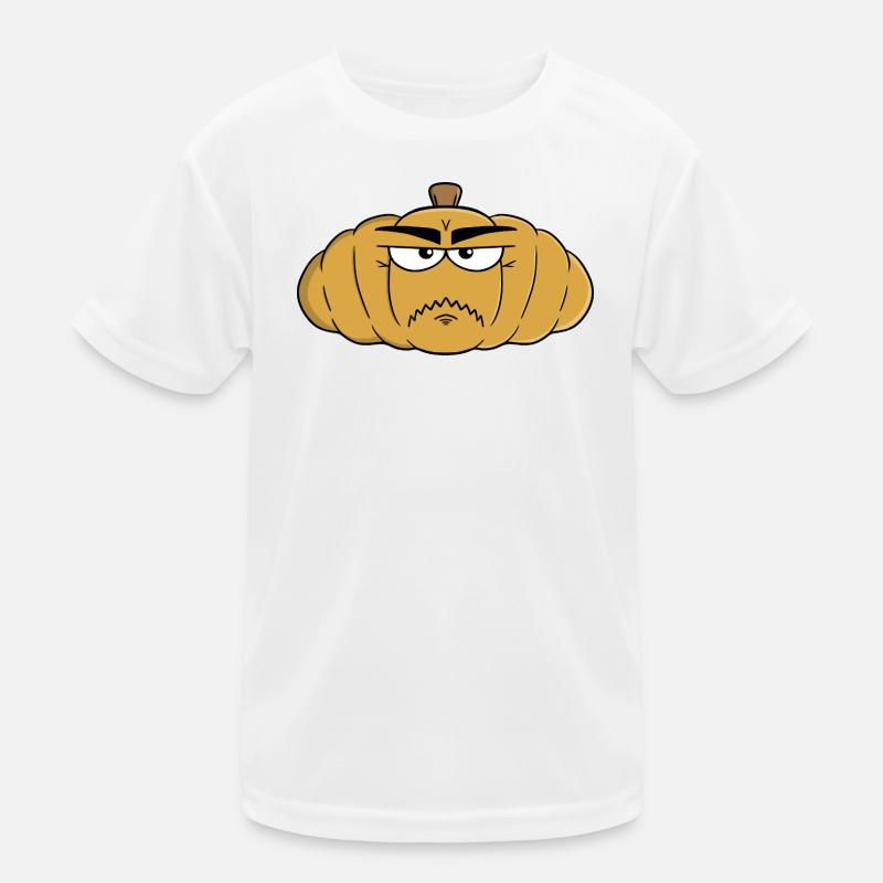 Expressive Furious Grumpy Pumpkin T-shirt sport Enfant