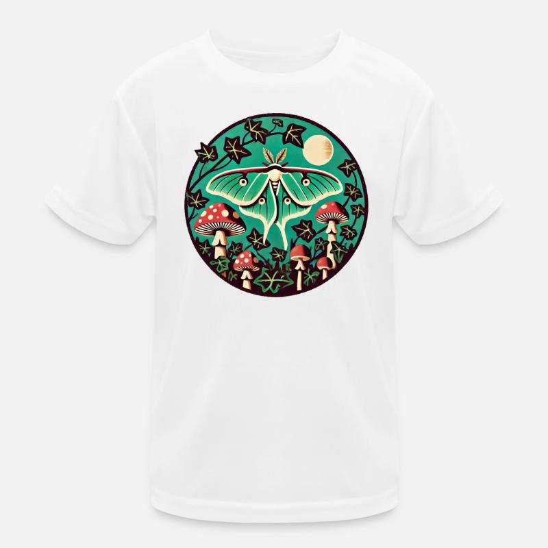 Luna Moth Kids Functional T-Shirt