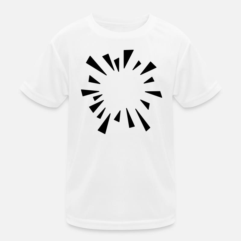 Comic Effekt geplatzter Luftballon Kinder Funktions-T-Shirt