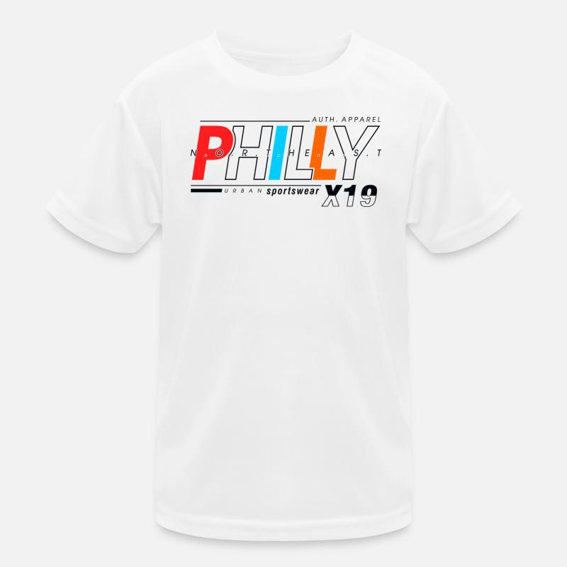 Abstract Geometric Pattern Design Kids Functional T-Shirt