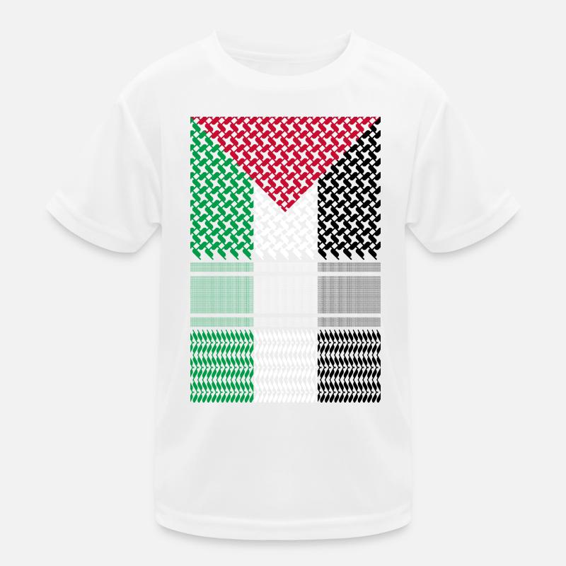 Palestinian flag Kids Functional T-Shirt