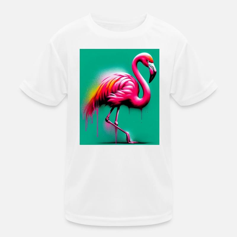 Flamingo Kinder Funktions-T-Shirt