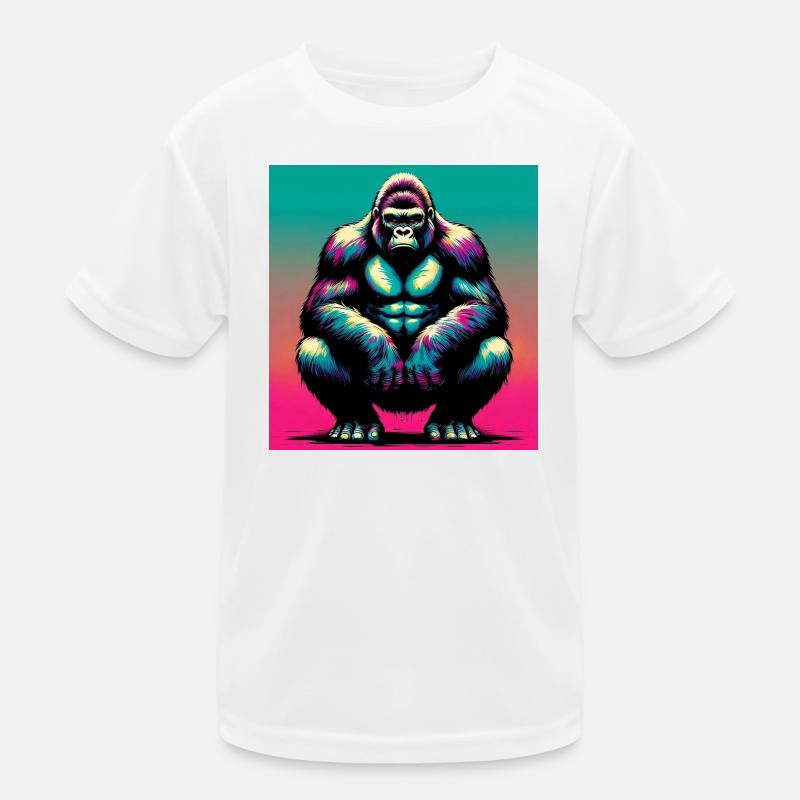 Gorilla Kinder Funktions-T-Shirt