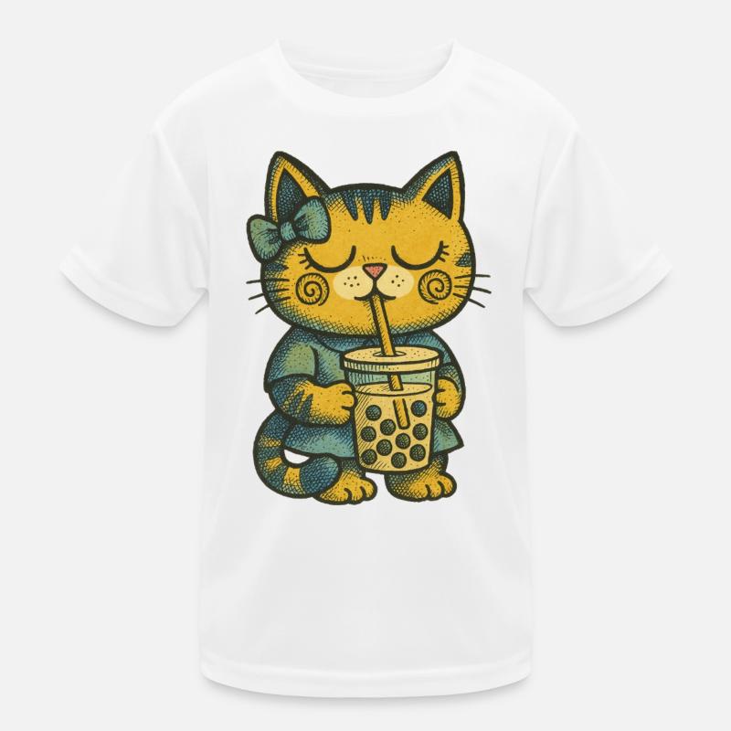 Bubble Tea Chat Cozy Charm T-shirt sport Enfant