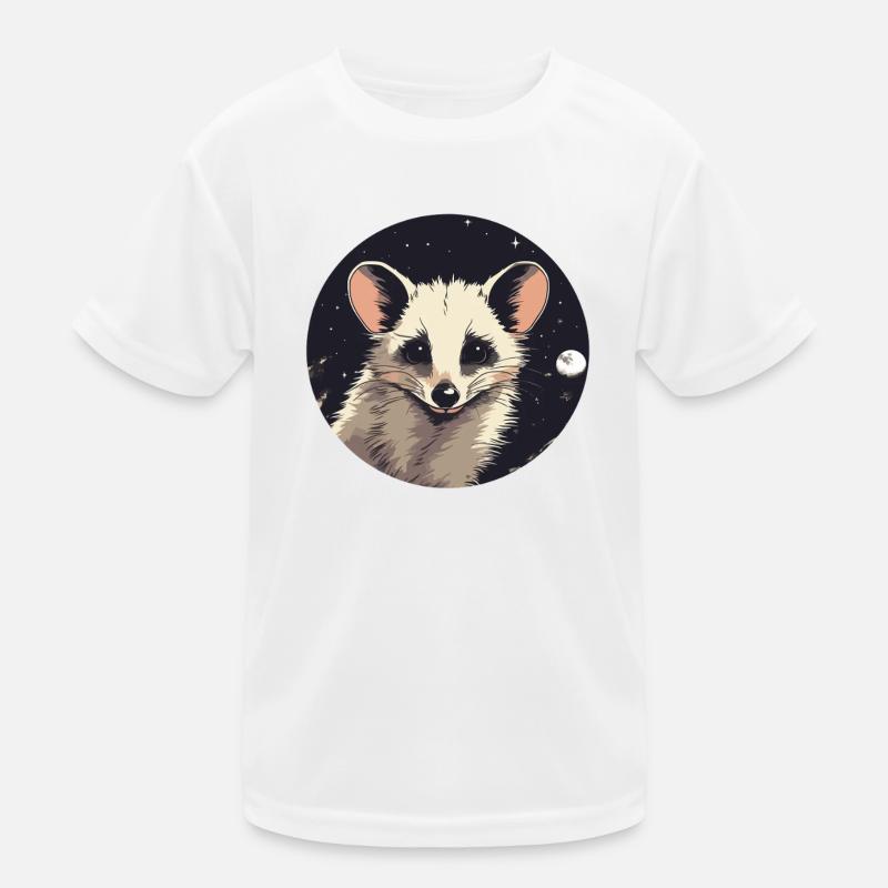 Oppossum dans l’espace stellaire T-shirt sport Enfant