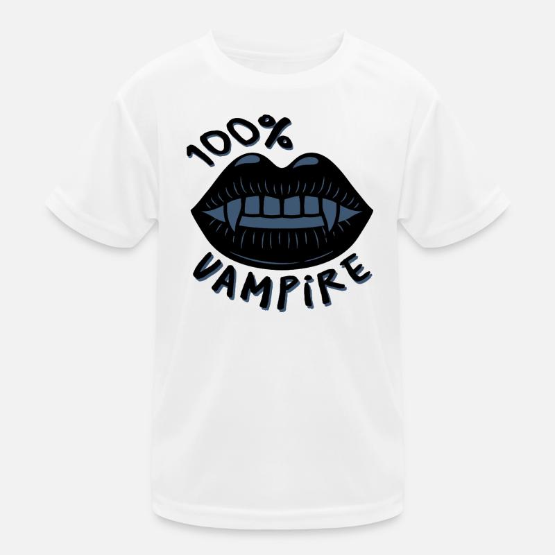 100% Vampires Kids Functional T-Shirt
