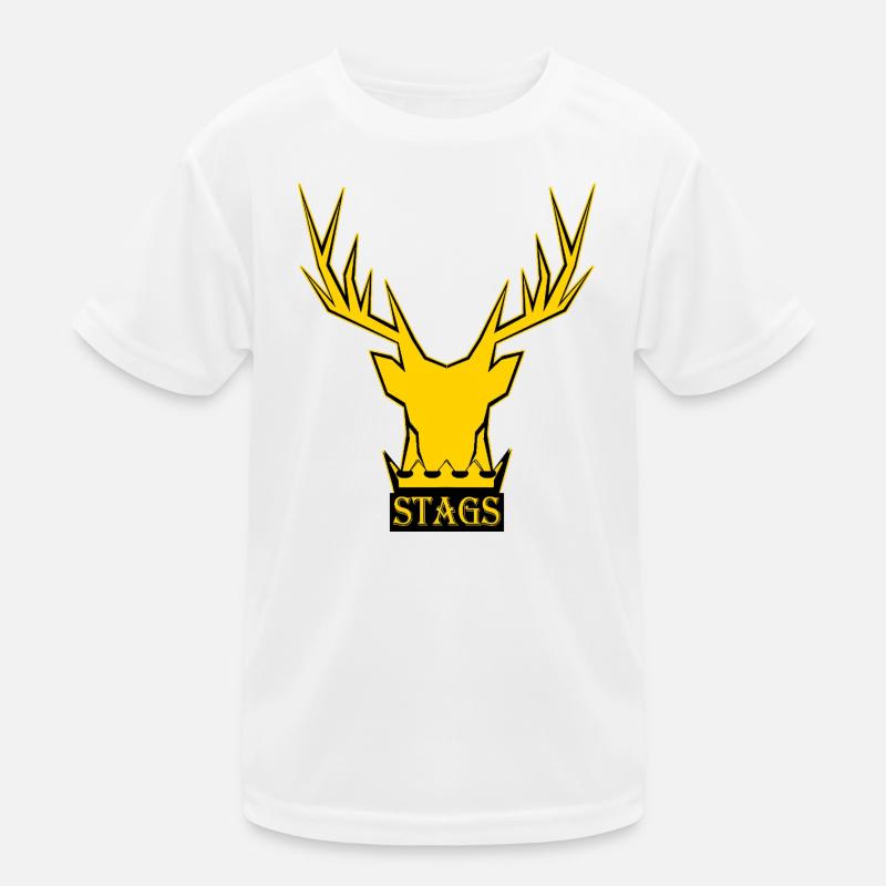 Logo de la couronne de cerf doré T-shirt sport Enfant