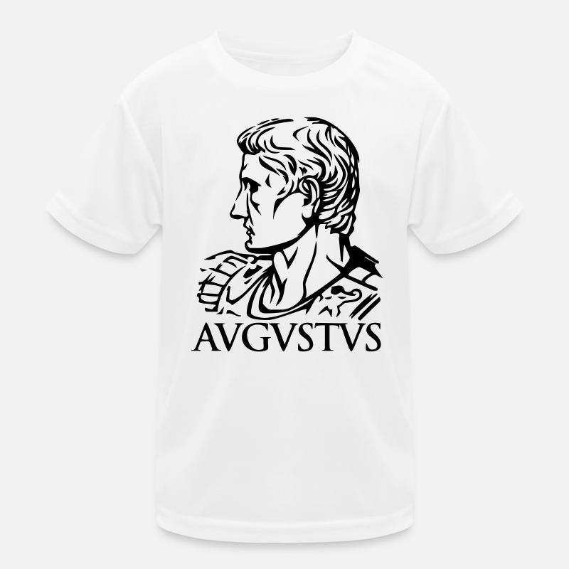 Augustus Römischer Kaiser "AVGVSTVS" Geschichte Tribut Kinder Funktions-T-Shirt