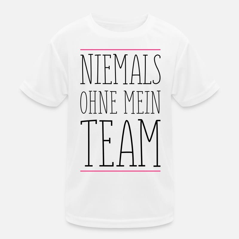 niemals_ohne_team_01 T-shirt sport Enfant