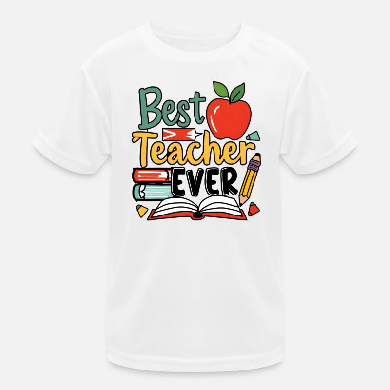 Bester Lehrer aller Zeiten Kinder Funktions-T-Shirt