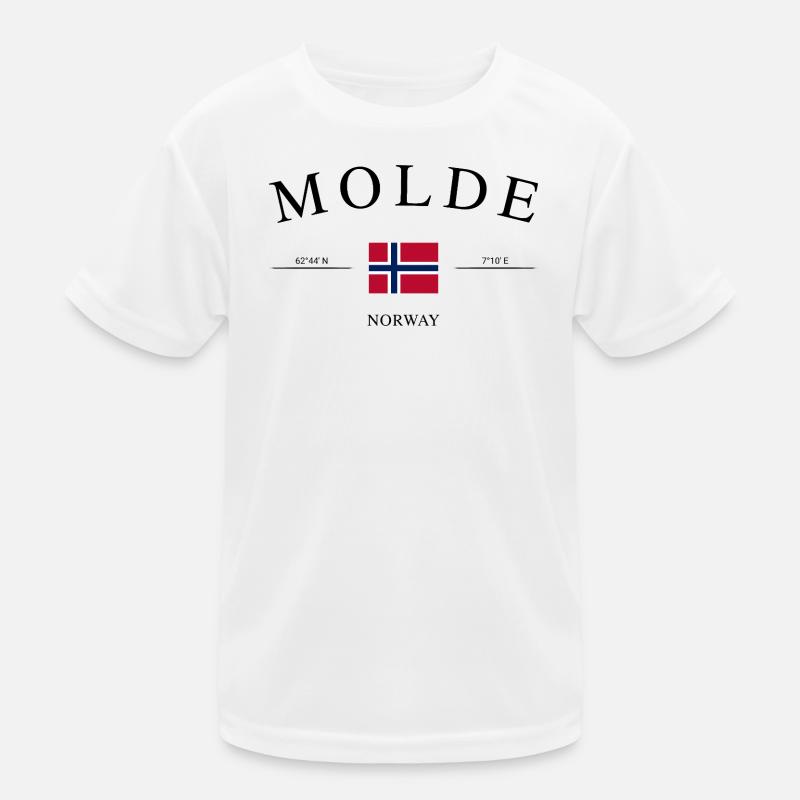 Molde Norway – Holiday Souvenir & Gift Kids Functional T-Shirt