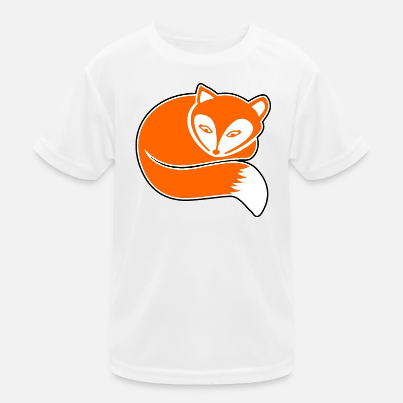 Rothaar Fuchs: Comic, Kawaii & Kuschelig Kinder Funktions-T-Shirt
