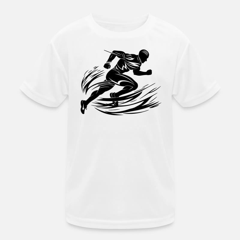 Sprinter en mouvement T-shirt sport Enfant