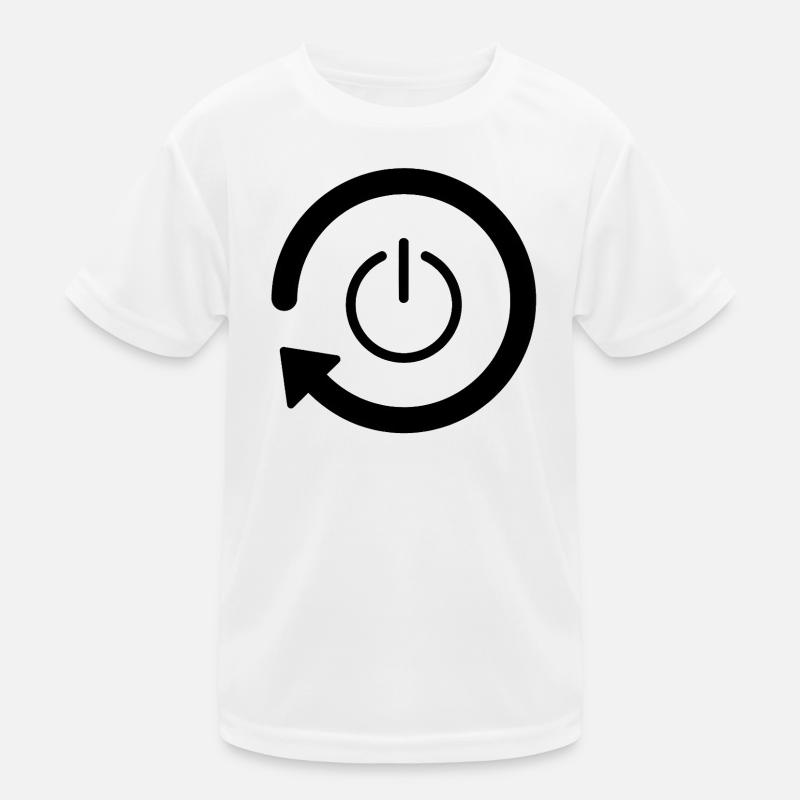 Neustart des Stromkreises Kinder Funktions-T-Shirt