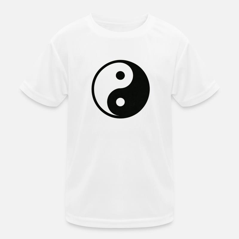 YinYang Silhouette Kids Functional T-Shirt