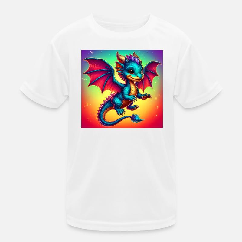 Drache Kinder Funktions-T-Shirt