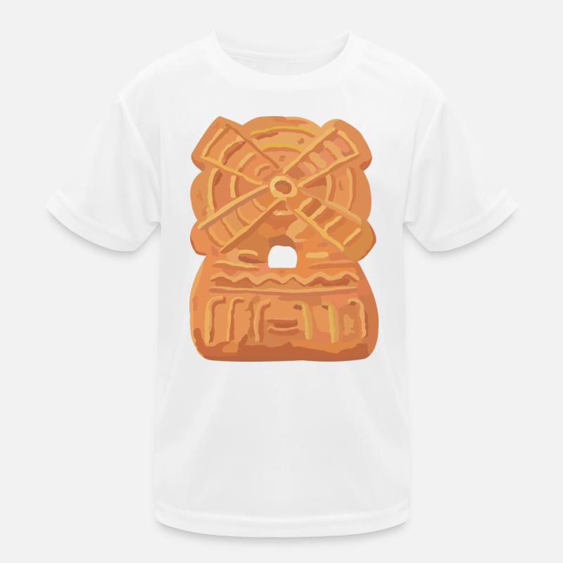 Spekulatius-Mühle Kinder Funktions-T-Shirt