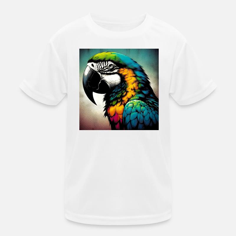 Papagei Kinder Funktions-T-Shirt