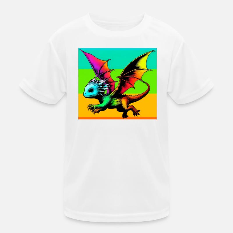 Drache Kinder Funktions-T-Shirt