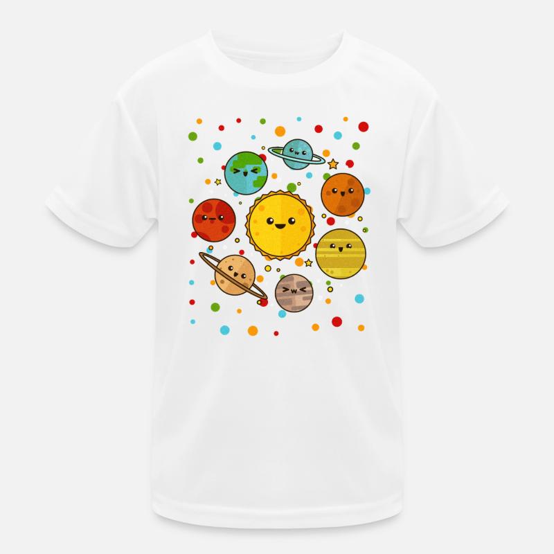 Spotty Solar System Tee Kids Functional T-Shirt