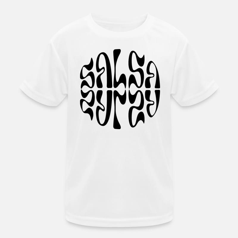 Conception de logo typographique Salsa T-shirt sport Enfant