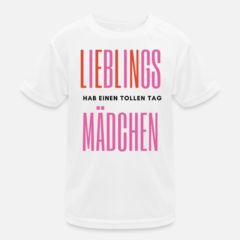 Fille préférée – Typographie romantique T-shirt sport Enfant