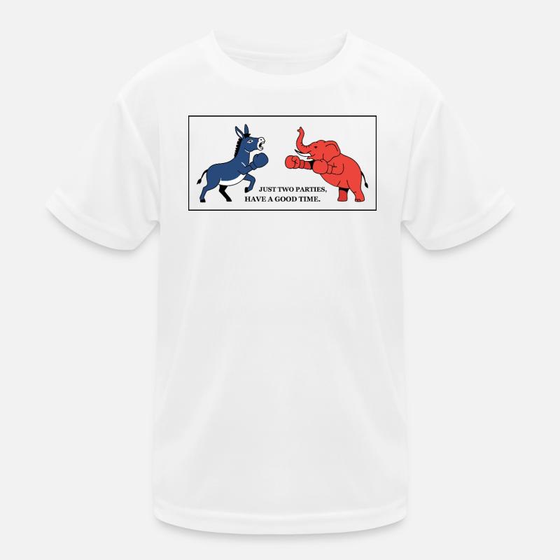 Das Parteien-Duell Kinder Funktions-T-Shirt